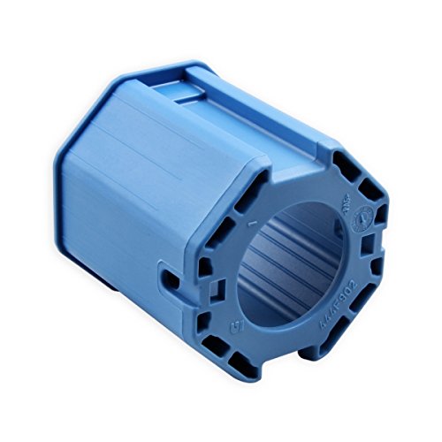 DIWARO® K083 Kegelradgetriebe, Kurbelgetriebe, Rolladengetriebe Adapter von SW40 auf SW50 in Kunststoff Blau von DIWARO.