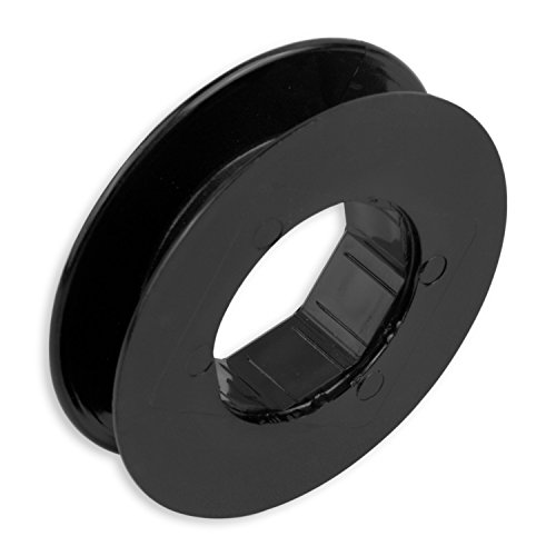 DIWARO® Mini - Gurtscheibe | Durchmesser Ø 85 mm | 40 mm Schlüsselweite | Gurtbreite von 10-15 mm |für achtkant Stahlwelle | Farbe schwarz | Material Kunststoff | Rolladenpanzer, Jalousie, Rollo von DIWARO.