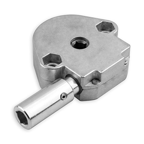 DIWARO® S069 Rolladengetriebe 4:1 Kurbelgetriebe, Kegelradgetriebe, Schneckengetriebe für Rolladen Stahlwelle im Rolladenkasten, Getriebe für beidseitige Verwendung geeignet von DIWARO.