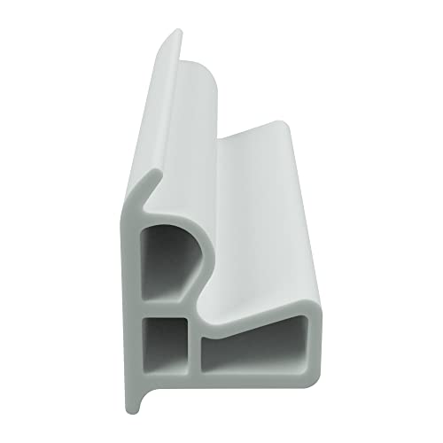 DIWARO® Stahlzargen-Dichtung SZ112 | weiß oder grau | 5 lfm für Haus- und Innentüren. Zum Schallschutz und abdichten der Tür. Bestehend aus TPE (Thermoplastischen Elastomer) (weiß) von DIWARO.
