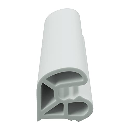 DIWARO® Stahlzargen-Dichtung SZ133 | weiß oder grau | 5 lfm für Haus- und Innentüren. Zum Schallschutz und abdichten der Tür. Bestehend aus TPE (Thermoplastischen Elastomer) (weiß) von DIWARO.