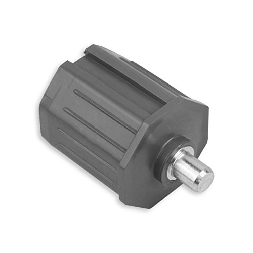 DIWARO® Walzenkapsel aus Kunststoff mit verzinktem Zapfen | Schlüsselweite SW 60 | Länge 40 mm |für Achtkant Stahlwelle | Zapfendurchmesser 12 mm von DIWARO.