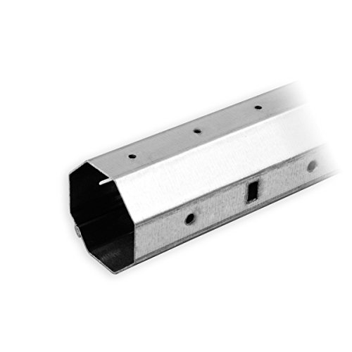 DIWARO Rolladenstahlwelle SW 40 Achtkant | Wandstärke 0,6 mm | mit außenliegendem Falz (Stahlwelle | SW40 | Länge 2000 mm) von DIWARO.