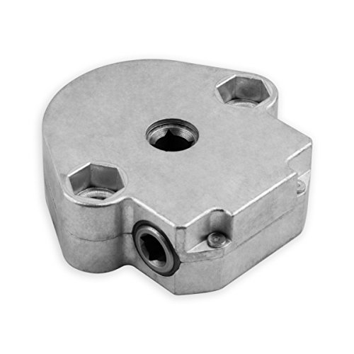 DIWARO S067 Rolladengetriebe 4:1, Antrieb 6 mm Innenvierkant, Abtrieb 7 mm Innenvierkant, ohne Endanschlag, Kurbelgetriebe, Kegelradgetriebe, Schneckengetriebe für Rolladen Stahlwelle im Rolladenkasten, Getriebe für beidseitige Verwendung geeignet von DIWARO.