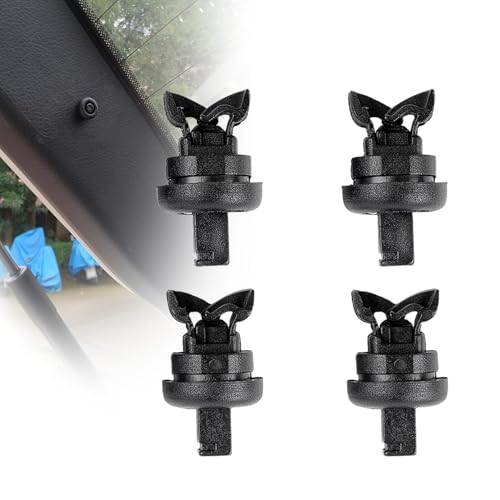 Dixhills 4 Stück Kofferraum Hutablage Clips Befestigungsclips Hutablage Schnur Clips Ersatz für Clio Megane Scenic Qashqai II J11 2013- ...Teilenummer 7705099001 8200675047 1606854680 von Dixhills