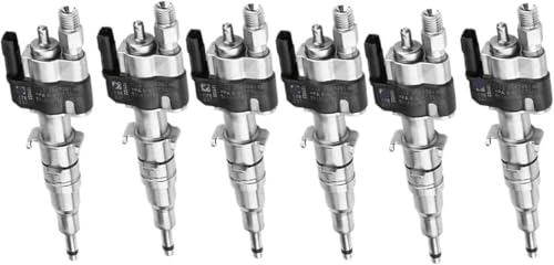 Dixhills 6x 13537589048 Auto Einspritzdüse kompatibel mit 1er E81 E82 E87 E88 3er E90 E91 E92 E93 5er E60 E61 F10 F11 6er E63 E64 Ersatz für 13537565137 13534548853 13 53 7 589 048-11 von Dixhills