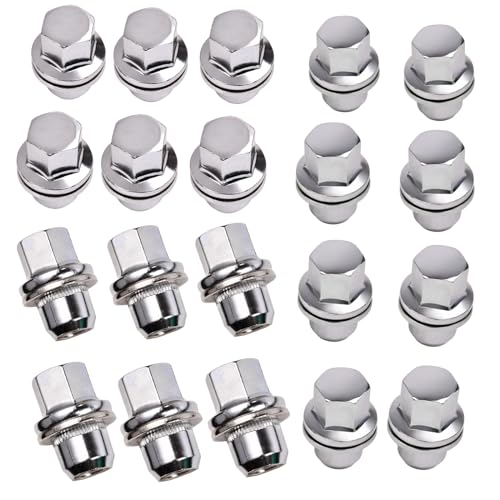 Dixhills Radmuttern Set mit 20 Stück Radmuttern aus Legiertem Stahl, Kompatibel mit LR Sport 2005–2013, Discovery LR3 LR4 2004–2014, L322 2006–2012, Ersatz für LR068126 RRD500290 Dixhills Radmuttern Set mit 20 Stück Radmuttern aus Legiertem Stahl, Kompatibel mit LR Sport 2005–2013, Discovery LR3 LR4 2004–2014, L322 2006–2012, Ersatz für LR068126 RRD500290 von Dixhills