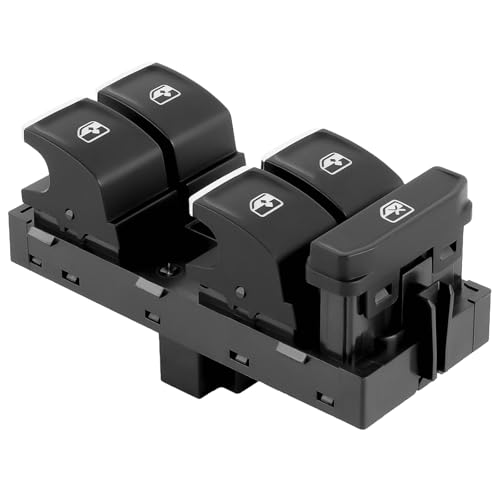 Fensterheber Schalter Vorne Links 10-polig Elektrischer Fensterheberschalter passend für 2013-2017 Golf MK7 Golf VII Variant Passat Karoq Kodiaq Arteon T-ROC Teilenummer 5G0959857C von Dixhills