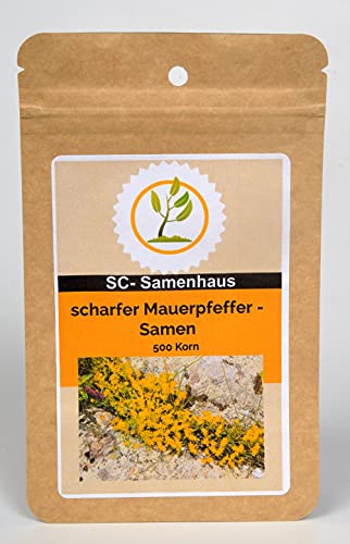 Mauerpfeffer, scharfer Sedum acre 500 Samen SC-Samenhaus von Dixis Samen