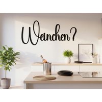 Holzschriftzug Weinchen? - Wanddeko Für Küche, Esszimmer & Hausbar von DiyStudioKraft
