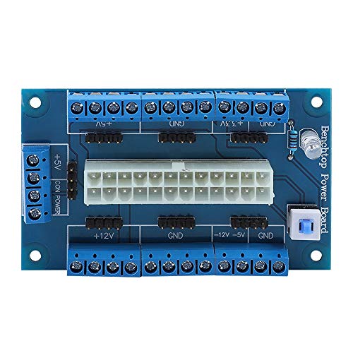 24/20-poliges ATX-DC-Netzteil-Tisch-Breakout-Board-Modul Kompatibel mit 20/20 + 4/24-poligen Headern, Netzteilmodul für Computer von Diyeeni