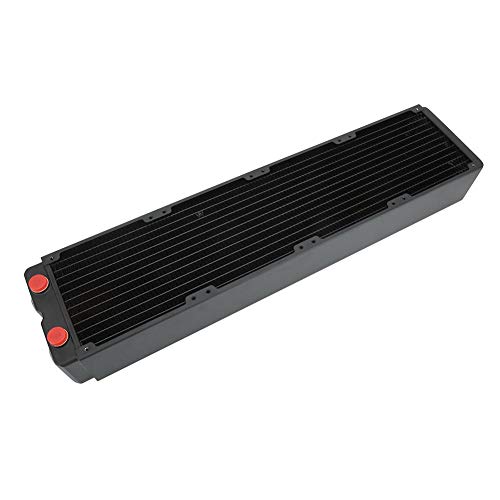480mm Radiator für PC Wasserkühlung, G1/4 Gewinde, 12 Röhre, Kupfer, Computer CPU Flüssigkeitskühlung Kühlkörper Heat Exchanger Radiator 480mm Radiator für PC Wasserkühlung, G1/4 Gewinde, 12 Röhre, Kupfer, Computer CPU Flüssigkeitskühlung Kühlkörper Heat Exchanger Radiator von Diyeeni