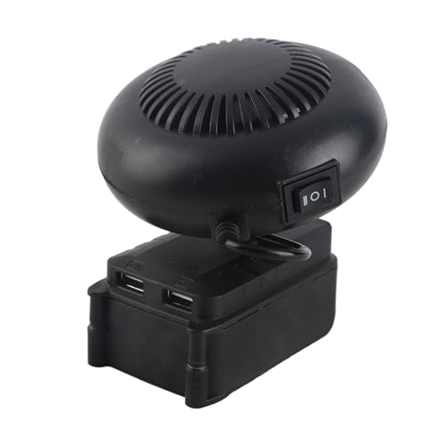 Batteriebetriebener Raumheizer, 170-W-Heizgeräte für den Innenbereich mit 2 Temperaturen, Mini-Personenheizgerät, Kompatibel mit 20-V-Lithium-Ionen von Diyeeni