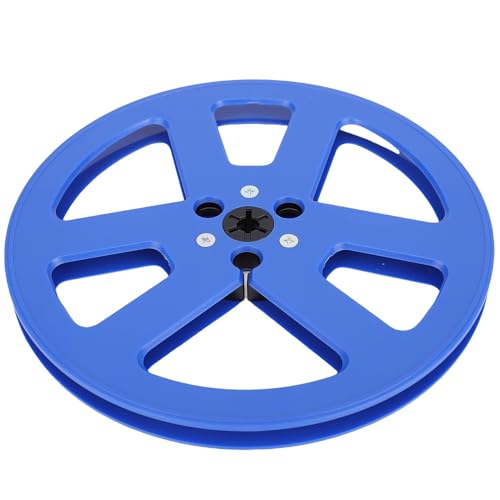 Diyeeni 1pcs 7 X 1/4in -Rolle, um Leerkapitalrekorder Plastik mit Leerem Klebeband Recording Aufzunehmen mit 6 Löchern, die mit TEAC & Revox Studer Kompatibel Sind (BLUE) von Diyeeni