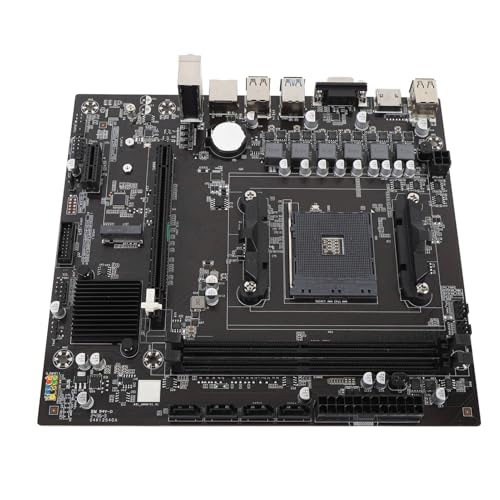 Diyeeni B450 M ATX Computer Motherboard, Gaming WiFi AM4 Motherboard DDR4 mit HDMI -DP -Anschlüssen, 4 X Serial ATA3.0, USB2.0, USB3.0, PCIE3.0 X16, RTL8111H Gigabit Ethernet von Diyeeni