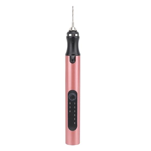 Diyeeni Elektrischer Gravurstift, Drahtloses Rotierendes Werkzeug Tragbarer Mehrzweck für das Bohren Zum Polieren (Roségold) von Diyeeni