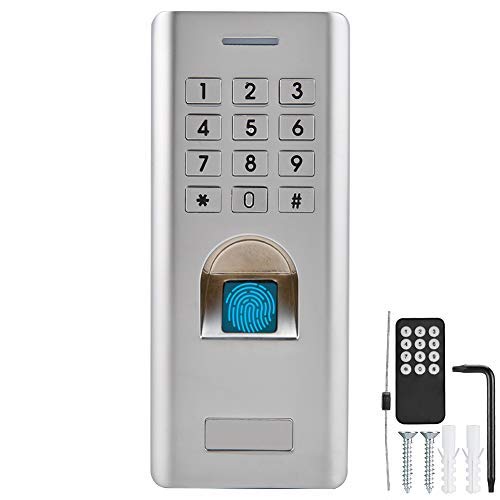 Diyeeni Fingerabdruck Zutrittskontrollsystem, Elektronisch Türöffner Access Control mit Keypad, IP66 Wasserdicht, Wiegand 26 Digit Output, Unterstützt 1000 Fingerabdrücke + 2000 PIN, für Innen Außen Diyeeni Fingerabdruck Zutrittskontrollsystem, Elektronisch Türöffner Access Control mit Keypad, IP66 Wasserdicht, Wiegand 26 Digit Output, Unterstützt 1000 Fingerabdrücke + 2000 PIN, für Innen Außen von Diyeeni