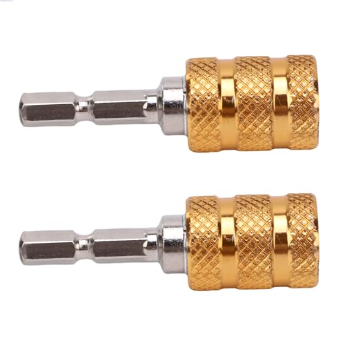 Diyeeni Hex Shank Bohrer -Bitadapter -Wandler, Hohe Kohlenstoffstahl 30 Nm Maximal Torsionsbohrbitadapter 2pcs für Schraubendreher Diyeeni Hex Shank Bohrer -Bitadapter -Wandler, Hohe Kohlenstoffstahl 30 Nm Maximal Torsionsbohrbitadapter 2pcs für Schraubendreher von Diyeeni