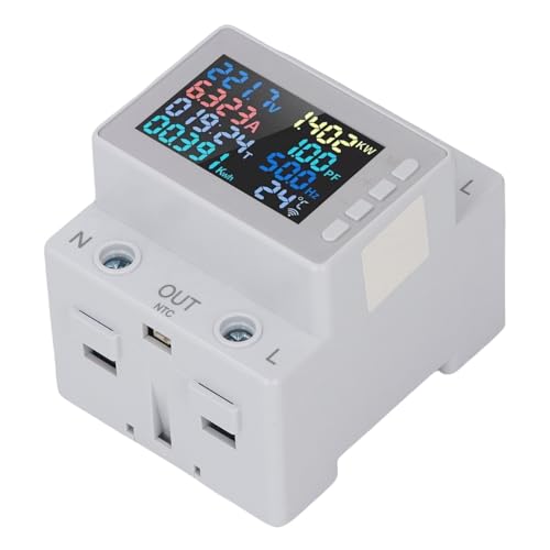 Diyeeni Ihr Schienenstrommessgerät, LCD HD Digital AC 63A Excurent Energy Messer Watt KWh Frekcy Power mit WLAN und Heimfunktion Diyeeni Ihr Schienenstrommessgerät, LCD HD Digital AC 63A Excurent Energy Messer Watt KWh Frekcy Power mit WLAN und Heimfunktion von Diyeeni