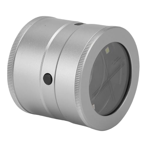 Diyeeni Juweliervergrößerungsglas, 0-24 Mm Skala Line Juwelier-Loupe-Vergrößerung für die Uhr Reparatur von Diyeeni