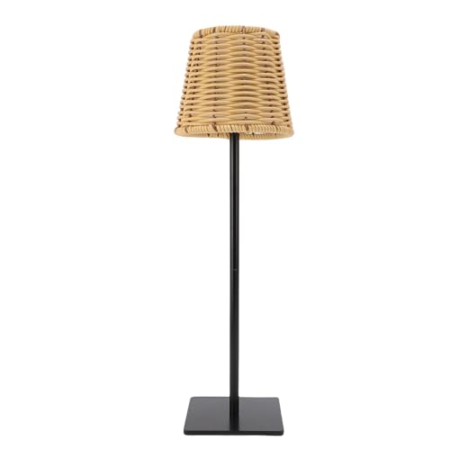 Diyeeni LED -Tischlampe, LED -Nachtlicht 3 Farbtemperatur 120 LM PC Rattan Schlafzimmer Gewebe (BLACK) von Diyeeni