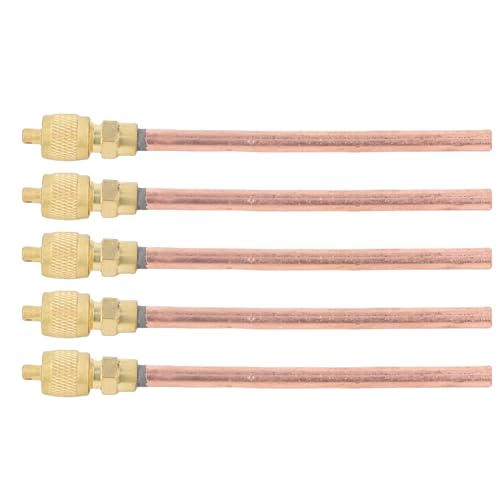 Diyeeni Ladungsnadelventil, Klimaanlagen -Serviceventil -Stecker 10pcs Benutzerfreundlicher Hochtemperatur Messing für Gefrierschrank von Diyeeni