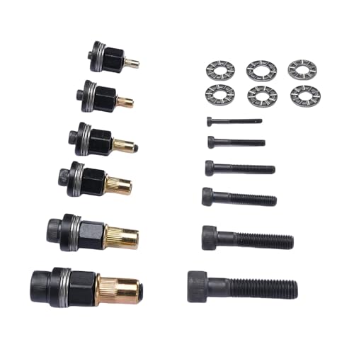 Diyeeni Manuelles Flussspitze Set, 6pcs M10 M8 M8 M6 M5 M4 M3 Handnetzkopfspitze für die Luft- und Raumfahrt und Eisenbahnen des Automobils von Diyeeni