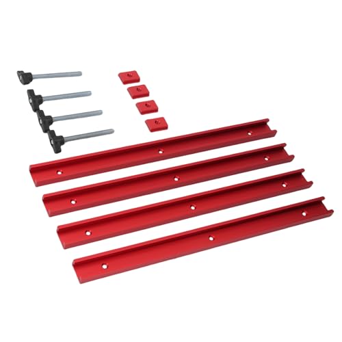 Diyeeni T -Slot- und Schieberegler, Vorgebohrte Montagehöcher T Set Aluminiumlegierung für Holzbearbeitungsprojekte Diyeeni T -Slot- und Schieberegler, Vorgebohrte Montagehöcher T Set Aluminiumlegierung für Holzbearbeitungsprojekte von Diyeeni