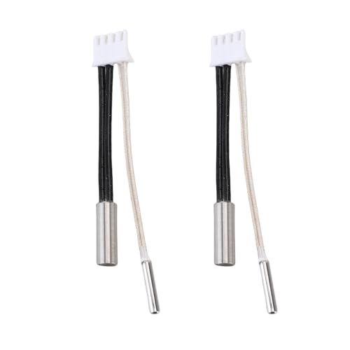 Diyeeni Thermistor -Kit, Thermistor -Kit mit Schneller Wärmeleitung mit Einem Heizblatt von 50 W 2 PCCs und Einen Hohen Empfindlichkeitsersatz für den 3D Druckerdrucker Spielen von Diyeeni