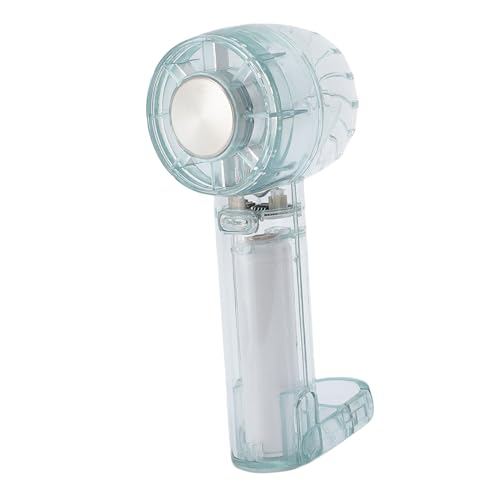 Diyeeni Transparenter Handheld -Lüfter, Ladungskühlung Stille Tragbare Lüfter mit 3 Gears USB Wiederaufladbaren Desktop -Handheld -Lüfter, 6 Stunden Arbeit, für Outdoor (GREEN) von Diyeeni