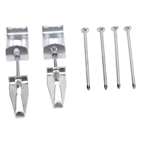 Diyeeni Verstellbare Bildhügel, J Hooks Spiegel Hanging Kit 10pcs Rostfrei mit Nägeln für Kunstwerke von Diyeeni