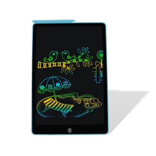 LCD-Schreibtablett, 16-Zoll-Digital-Notizbuch mit Doppeltem Display, Elektronische Zeichenblöcke mit Stift, Gebrauchter Schreibtafelblock für Schule, Büro, Zuhause, (BLUE) von Diyeeni