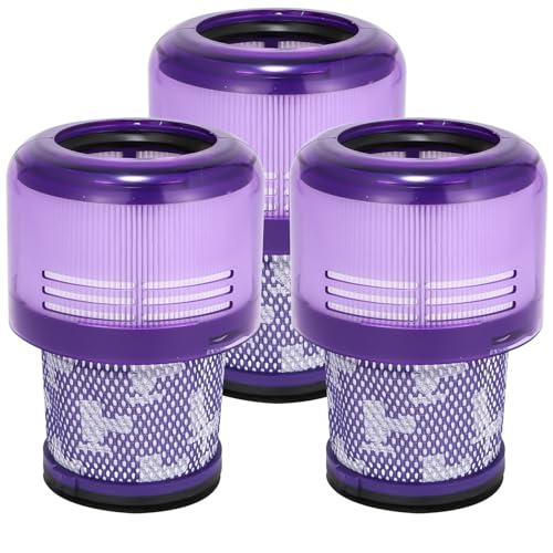 Filter für Dyson V11,Vakuumfilter Ersatz für Dyson V15 SV14 SV22, Absolute Total Clean Akkustaubsauger Torque Drive Animal Complete Extra Detect,Waschbarer Filter Ersetzen Sie # DY-970013-02,3 Stück von Diymoll