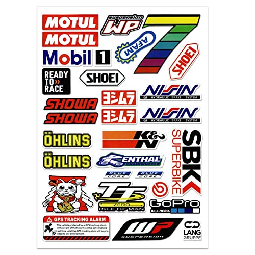 Diyxisk Monster Scratch Auto Aufkleber, Monster Energy Aufkleber Bogen, Sponsoren Aufkleber, Moto Motocross Stickers Kit, für Offroad Motorräder und Helme Motorrad Enthusiasten (Katze) von Diyxisk