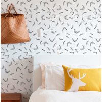 Dizzy Duck Pine Zweig Wandschablone Für Malerei Dizzy Duck Pine Zweig Wandschablone Für Malerei von DizzyDuckStencils