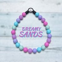 Dreamy Sands, Acryl Perlen, Hundehalsband Mit Bunt, Zum Hineinschlüpfen, Sommerlich, Leicht, Wasserfest von DizzyLizzyDesignsCo