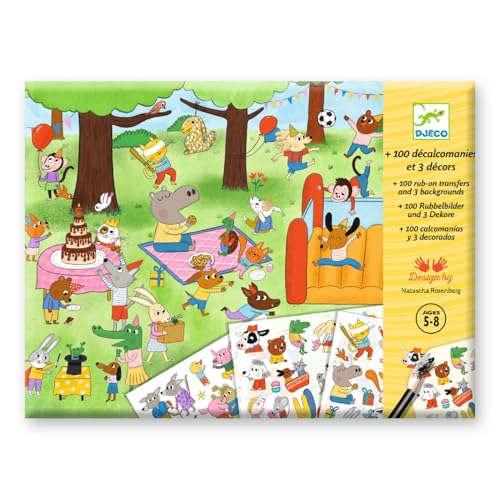 Djeco DJ09355 Transfers Decals Party Time von Djeco