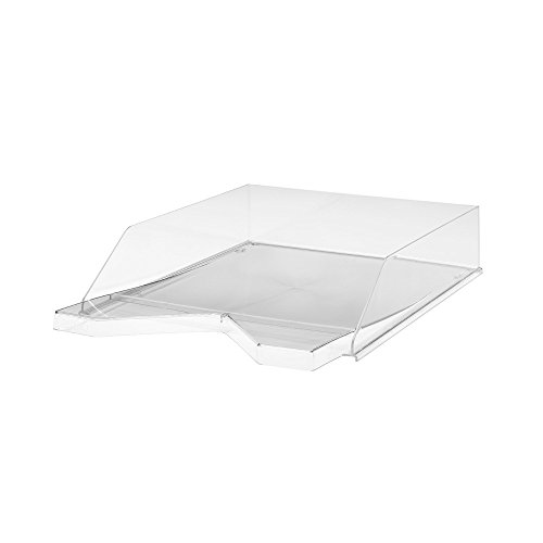 Jalema 7435018 Briefkörbe head-to-tail: transparent: Silky Touch, 6 Stück, weiss von Djois