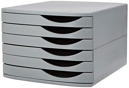 Re-Solution Kommode mit 6 Schubladen, Grau Re-Solution Kommode mit 6 Schubladen, Grau von Djois