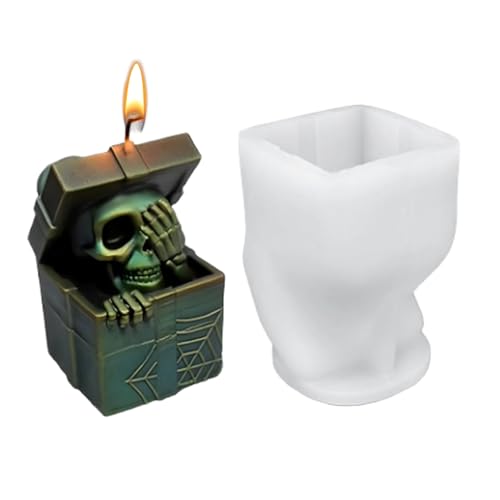 Djowyh Halloween Formen | Silikon Duftkerzenform,Gruselige Form Mit Leichter Entnahme Für Aromatherapie Basteldekoration Djowyh Halloween Formen | Silikon Duftkerzenform,Gruselige Form Mit Leichter Entnahme Für Aromatherapie Basteldekoration von Djowyh