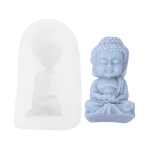 Djowyh Lotusblüten Silikonform | Lotusblüten Kerzen Silikonform | 3D Blumen Epoxidharz Wachsschmelzform - Florale Epoxidharz-Wachsschmelzform, DIY Buddha Bloom Rose von Djowyh