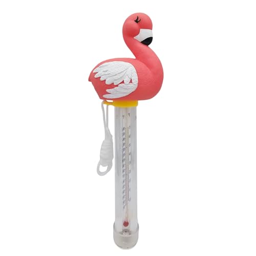 Djowyh Schwimmendes Thermometer | Schwimmendes Wasserdichtes Badethermometer - Splitterfeste Anzeige Großes Display Für Indoor Outdoor Pool Schwimmbad Aquarium Universell von Djowyh