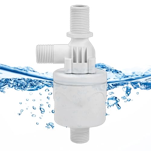 Djowyh Wasserschwimmerventil, 15 mm Automatisches Absperrventil für Vorratstanks, Robuster Wasserstandregler für Aquarium Teichbewässerung Garten Gartenteich und TierTränke von Djowyh