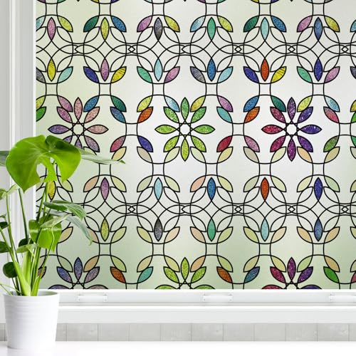 dktie Fensterfolie Blickdicht Sichtschutzfolie Fenster Milchglasfolie Eisenkunst Statisch haftend ohne Klebstoff Wiederverwendbar Geeignet für Wohnzimmer, Schlafzimmer, Küche 90x200cm dktie Fensterfolie Blickdicht Sichtschutzfolie Fenster Milchglasfolie Eisenkunst Statisch haftend ohne Klebstoff Wiederverwendbar Geeignet für Wohnzimmer, Schlafzimmer, Küche 90x200cm von Dktie