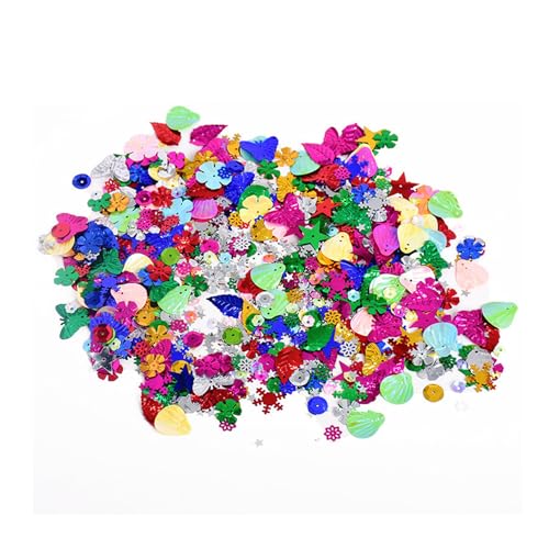 Regenbogen-Pailletten, Pailletten zum Basteln, 30 g, gemischte Großpackung, lose Muschel, Sternknopf, Tasse, Pailletten zum Basteln, Nähen, Weihnachten, DIY, Schmuck, Kunst, Dekoration, Bastelbedarf Regenbogen-Pailletten, Pailletten zum Basteln, 30 g, gemischte Großpackung, lose Muschel, Sternknopf, Tasse, Pailletten zum Basteln, Nähen, Weihnachten, DIY, Schmuck, Kunst, Dekoration, Bastelbedarf von Dlicsy