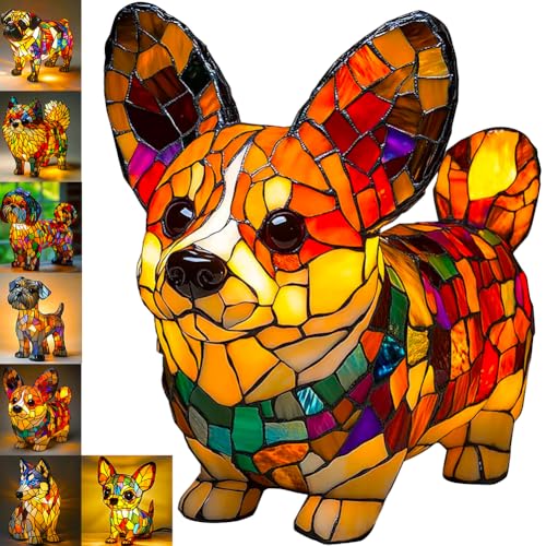 FranzöSische Bulldogge Nachttischlampe,LED Nachtlicht Hund In Mops,Corgi & Bulldog Design,Bunte Resin Dackel Deko Lampe FüR Schlafzimmer,Geschenk FüR Kinder & Hundeliebhaber,Zimmer Deko. (Corgi) FranzöSische Bulldogge Nachttischlampe,LED Nachtlicht Hund In Mops,Corgi & Bulldog Design,Bunte Resin Dackel Deko Lampe FüR Schlafzimmer,Geschenk FüR Kinder & Hundeliebhaber,Zimmer Deko. (Corgi) von Dlishka