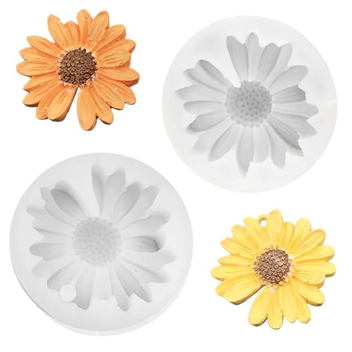 DmDoyy 2 Stück Kerzen Silikonformen, Blumen Kerzenform, Daisy Silicone Kerzenform, DIY Die Herstellung Von Handgefertigten Duftkerzen, Seifen, Gips Harzhandwerk DmDoyy 2 Stück Kerzen Silikonformen, Blumen Kerzenform, Daisy Silicone Kerzenform, DIY Die Herstellung Von Handgefertigten Duftkerzen, Seifen, Gips Harzhandwerk von DmDoyy