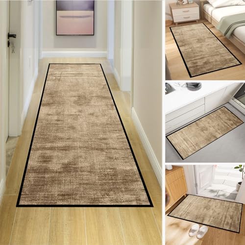 Dmkjdzsw Teppich Läufer, Kitchen Rug, Kurzflor Abwaschbar, rutschfest,Lang Küche Schlafzimmer Wohnzimmer Läufer Teppich，Benutzerdefinierte Länge und Breite verfügbar-H-120 * 300cm von Dmkjdzsw