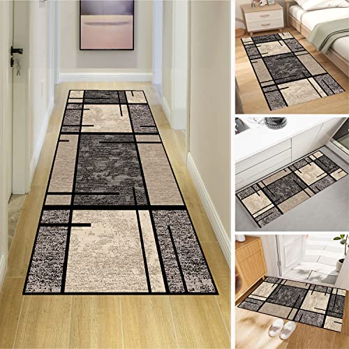 Dmkjdzsw Teppich Läufer, Kitchen Rug, Kurzflor Abwaschbar, rutschfest,Lang Küche Schlafzimmer Wohnzimmer Läufer Teppich，Benutzerdefinierte Länge und Breite verfügbar von Dmkjdzsw