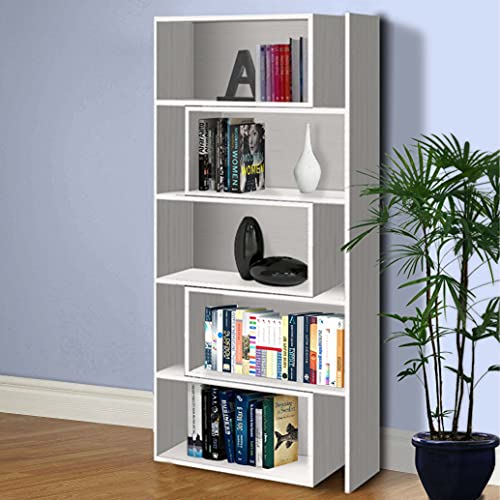 Dmora Ausziehbares Bücherregal in der Breite mit 5 offenen Fächern, Regal für Bücher und Bürodokumente, Made in Italy, 72x22h181 cm, Farbe Eiche gebleicht Dmora Ausziehbares Bücherregal in der Breite mit 5 offenen Fächern, Regal für Bücher und Bürodokumente, Made in Italy, 72x22h181 cm, Farbe Eiche gebleicht von Dmora